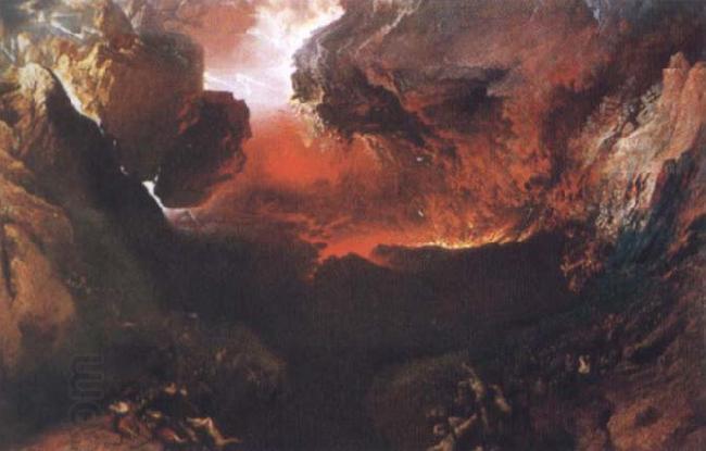 John Martin The Great Day of His Wrath China oil painting art